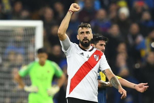 Lucas Pratto marcou o gol do River Plate na decisão da Libertadores, em Madri, contra o Boca