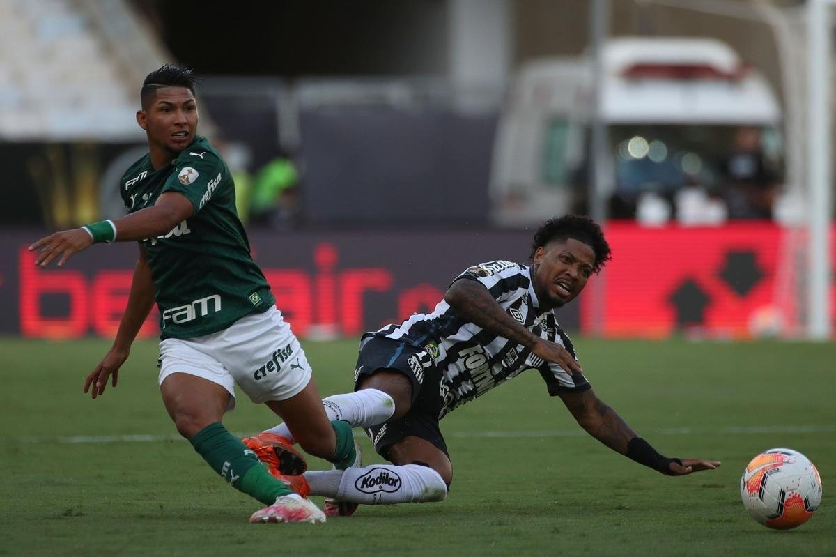Fotos da deciso da Copa Libertadores 2020 entre Palmeiras e Santos, no Maracan, no Rio de Janeiro (AFP / Mauro Pimentel / Ricardo Moraes /  Silvia Izquierdo)