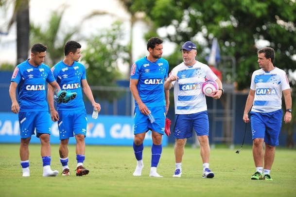 Cruzeiro encerrou nesta tera-feira (16/1) sua preparao para o jogo contra o Tupi