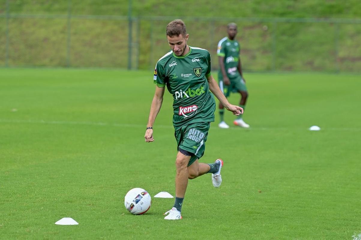 O Amrica se reapresentou para a temporada de 2022 no dia 10 de janeiro