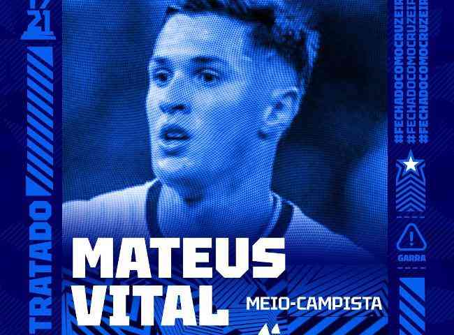 Mateus Vital  anunciado como reforo do Cruzeiro 