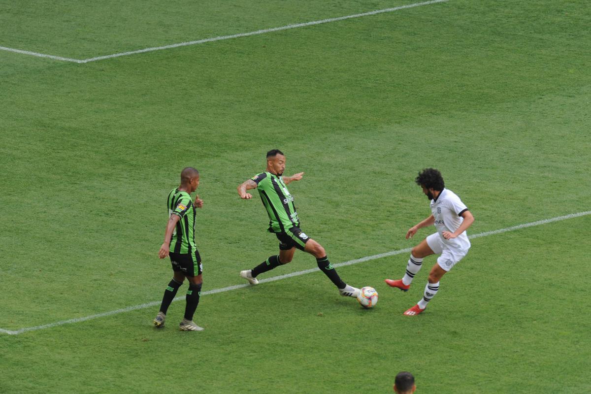 Fotos do jogo entre Amrica e Figueirense, pela Srie B