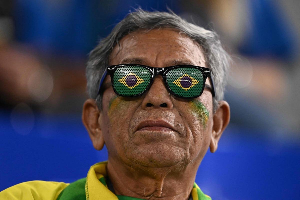 Duelo entre Brasil e Sua, pela 2 rodada do Grupo G da Copa do Mundo, acontece no Estdio 974, em Doha, no Catar