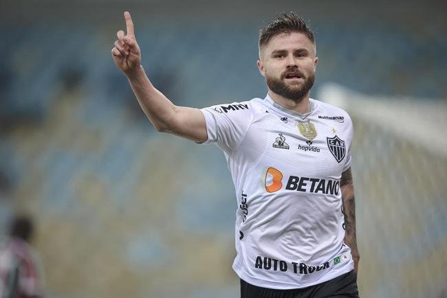 As fotos dos gols do Atltico na partida contra o Fluminense, no Maracan, pela 10 rodada da Srie A