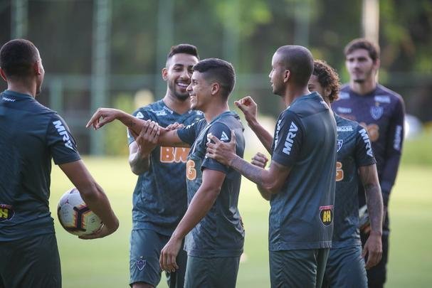 Na Cidade do Galo, Atlético fechou preparação visando ao jogo contra o Cerro Porteño
