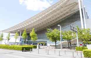 Makuhari Messe Hall: luta greco-romana, taekwondo e esgrima