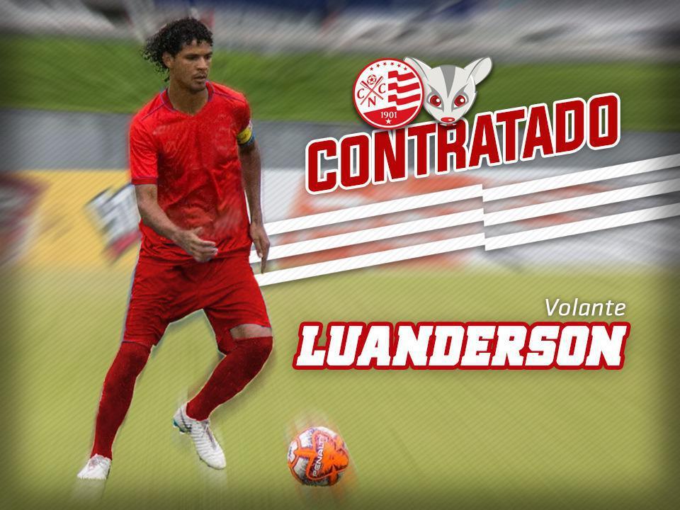 O Nutico anunciou a contratao do volante Luanderson, que estava no Ava