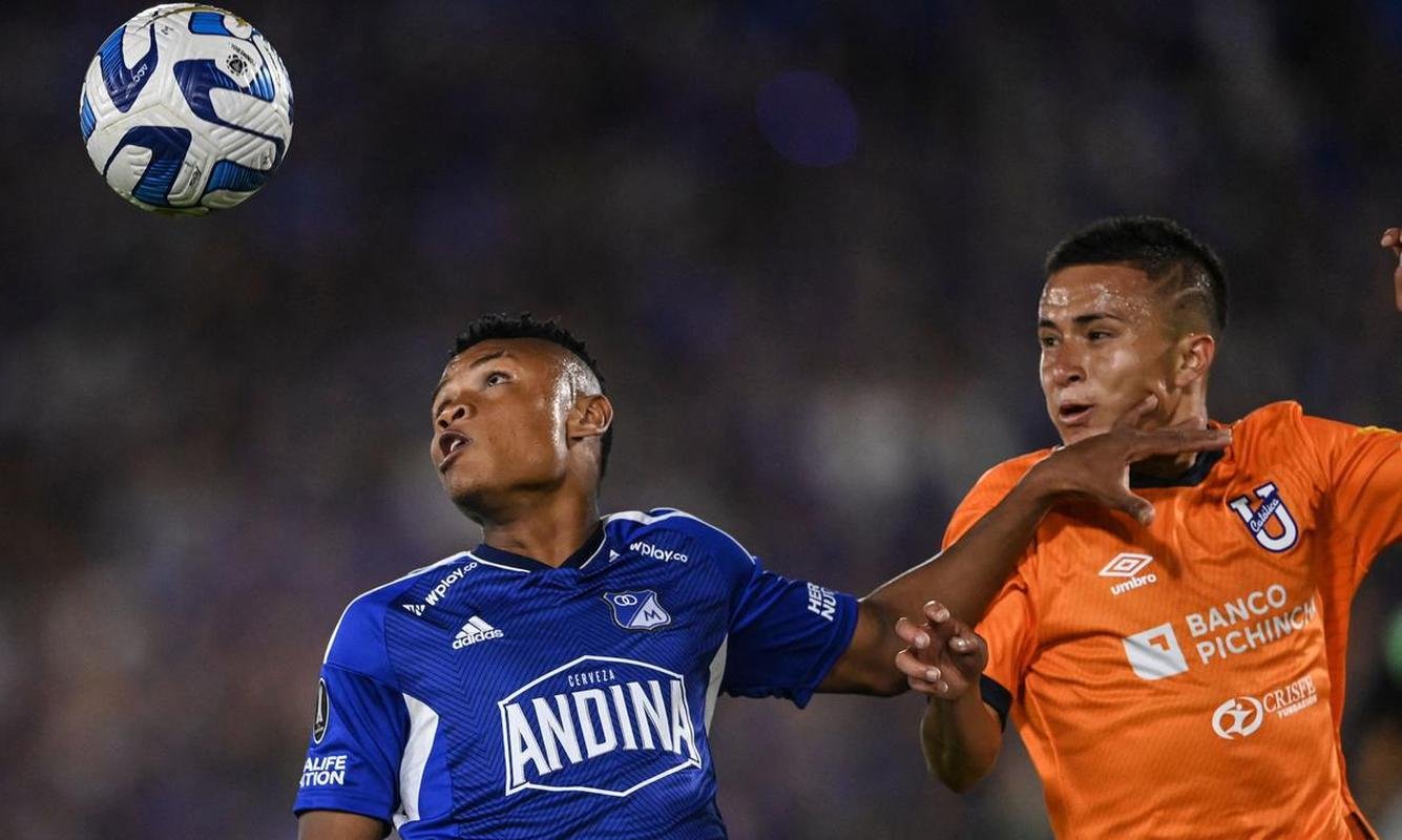 Millonarios-COL venceu Universidad Catlica-EQU por 2 a 1 e ser adversrio do Atltico na terceira fase da Libertadores