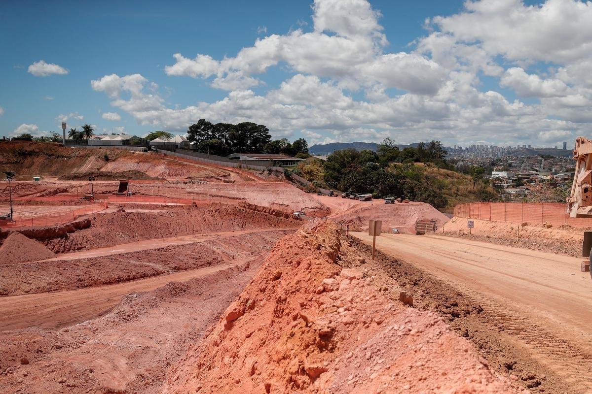 Atlético divulgou novas fotos das obras da Arena MRV