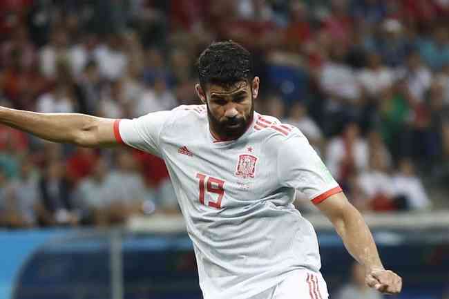 Na Copa do Mundo de 2018, Diego Costa teve atuao brilhante no empate por 3 a 3 entre Espanha e Portugal