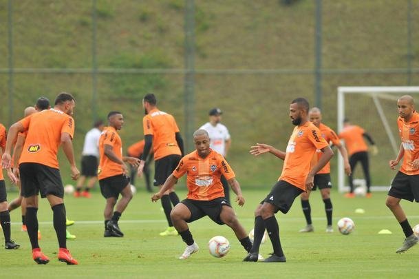 Atltico treinou na tarde desta quinta-feira, na Cidade do Galo