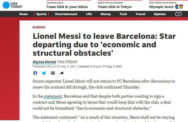 USA Today, de los Estados Unidos