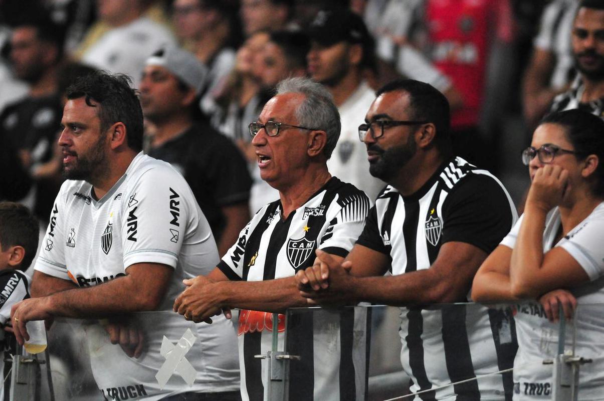 Fotos do jogo entre Atltico x Libertad, pela Copa Libertadores