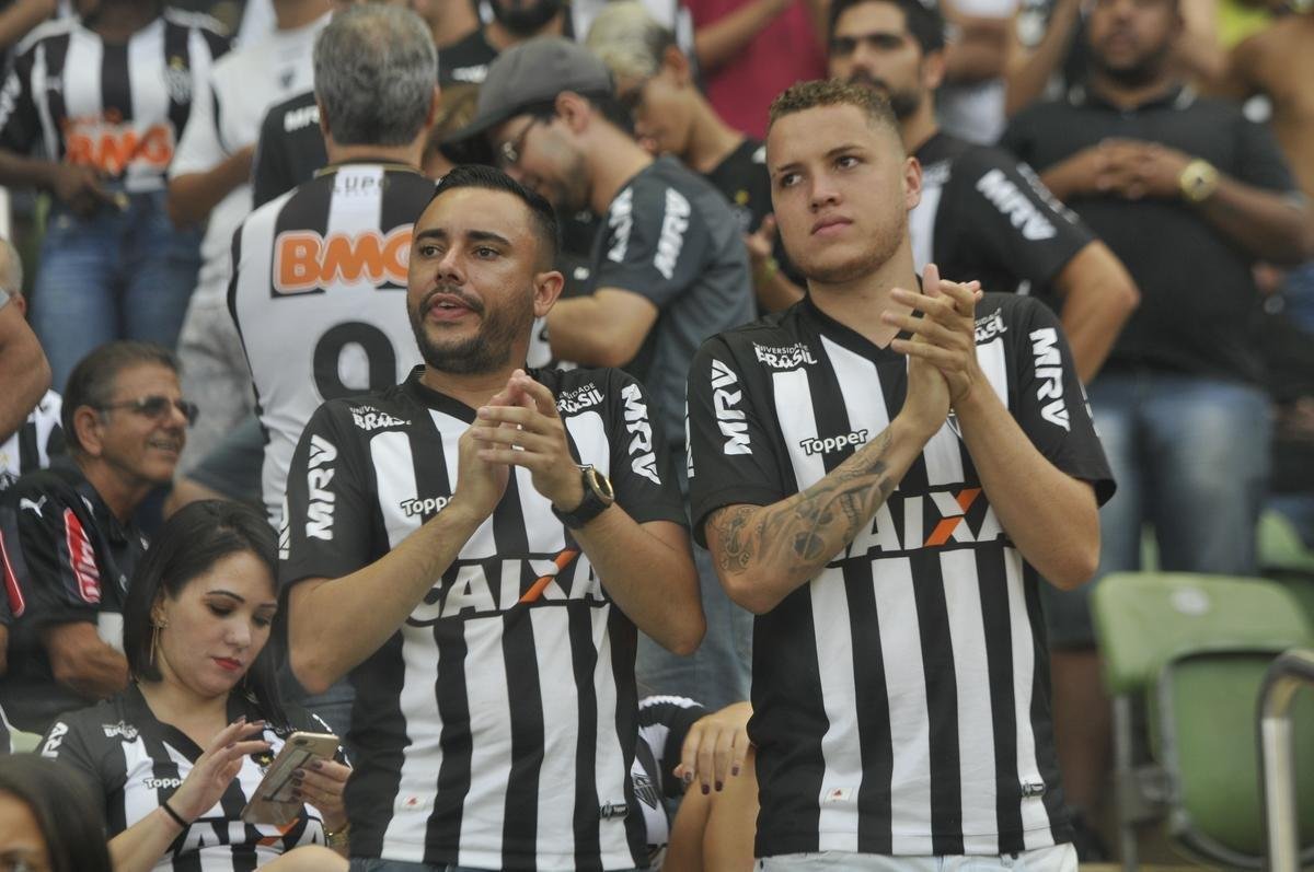 Torcida do Atltico compareceu em bom nmero ao Independncia para apoiar time diante do Danubio, pela Copa Libertadores