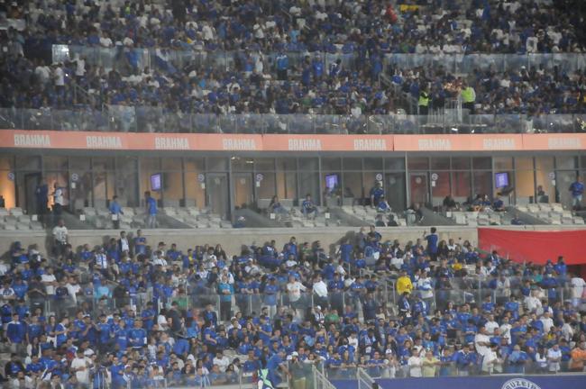 Fotos da torcida do Cruzeiro na partida de volta das oitavas de final da Copa do Brasil, contra o Fluminense, no Mineiro (Juarez Rodrigues/EM/DAPress)