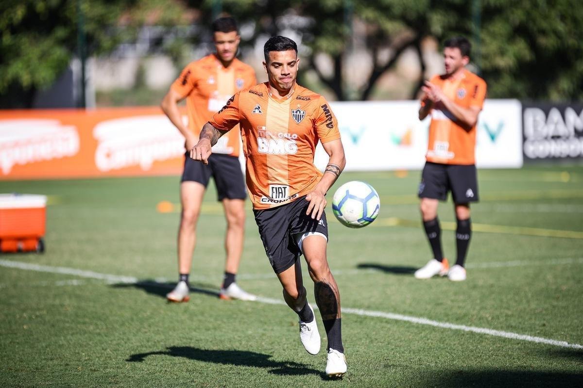 Fotos do ltimo treino do Atltico antes do jogo com o Grmio