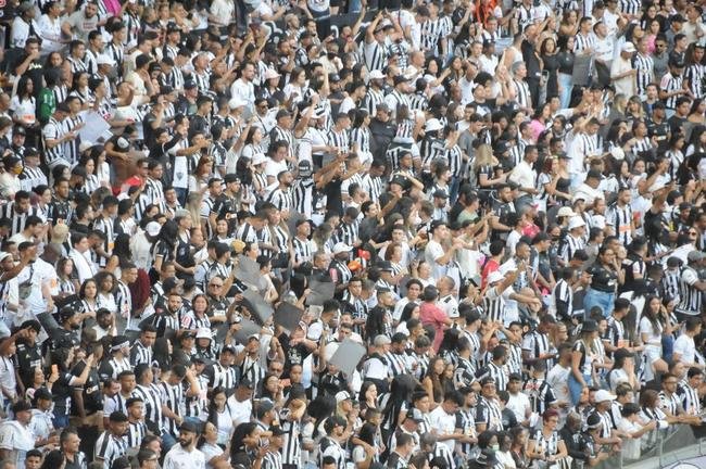 Fotos da torcida do Atltico na partida contra o Flamengo, no Mineiro, em Belo Horizonte, pela 13 rodada do Campeonato Brasileiro