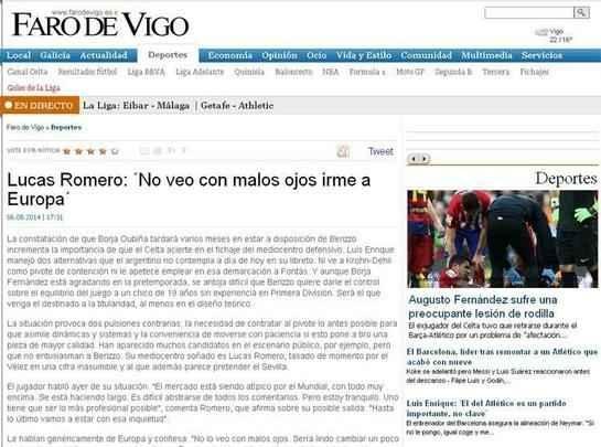 Celta de Vigo foi outro espanhol interessado