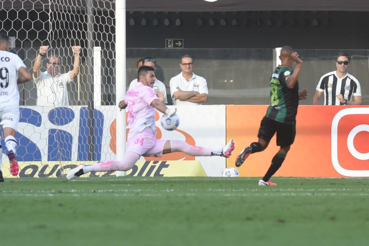 Santos e Amrica se enfrentaram na Vila Belmiro 