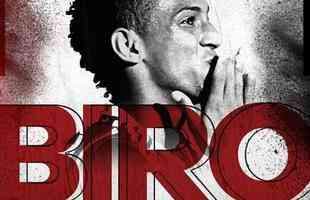 O atacante Biro Biro, revelado pelo Fluminense, foi anunciado oficialmente pelo So Paulo. O jogador estava no Shanghai Shenxin e defender o Tricolor at 2022