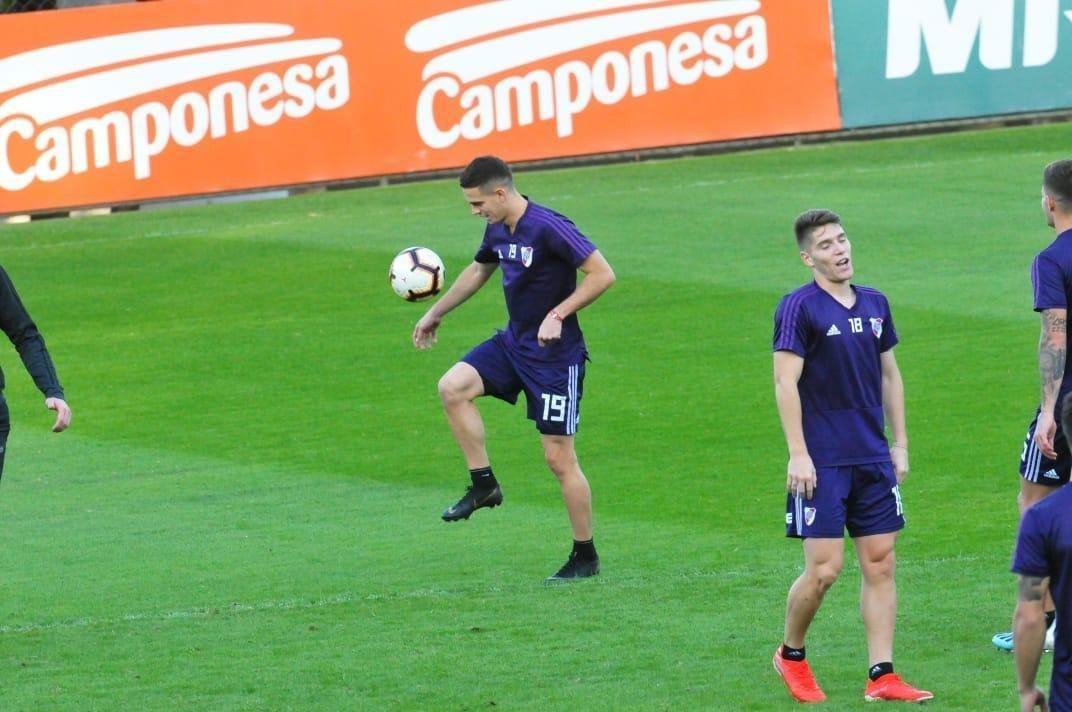 Com uma atividade na Cidade do Galo, River encerrou a preparao para o duelo com o Cruzeiro