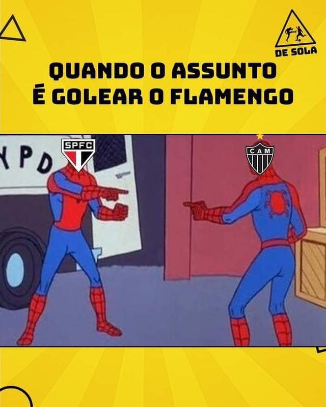 Veja memes da goleada do Atltico sobre o Flamengo