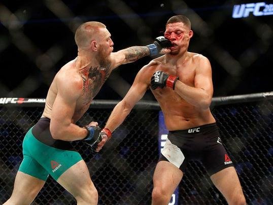 Veja imagens da fantástica luta entre Conor McGregor e Nate Diaz