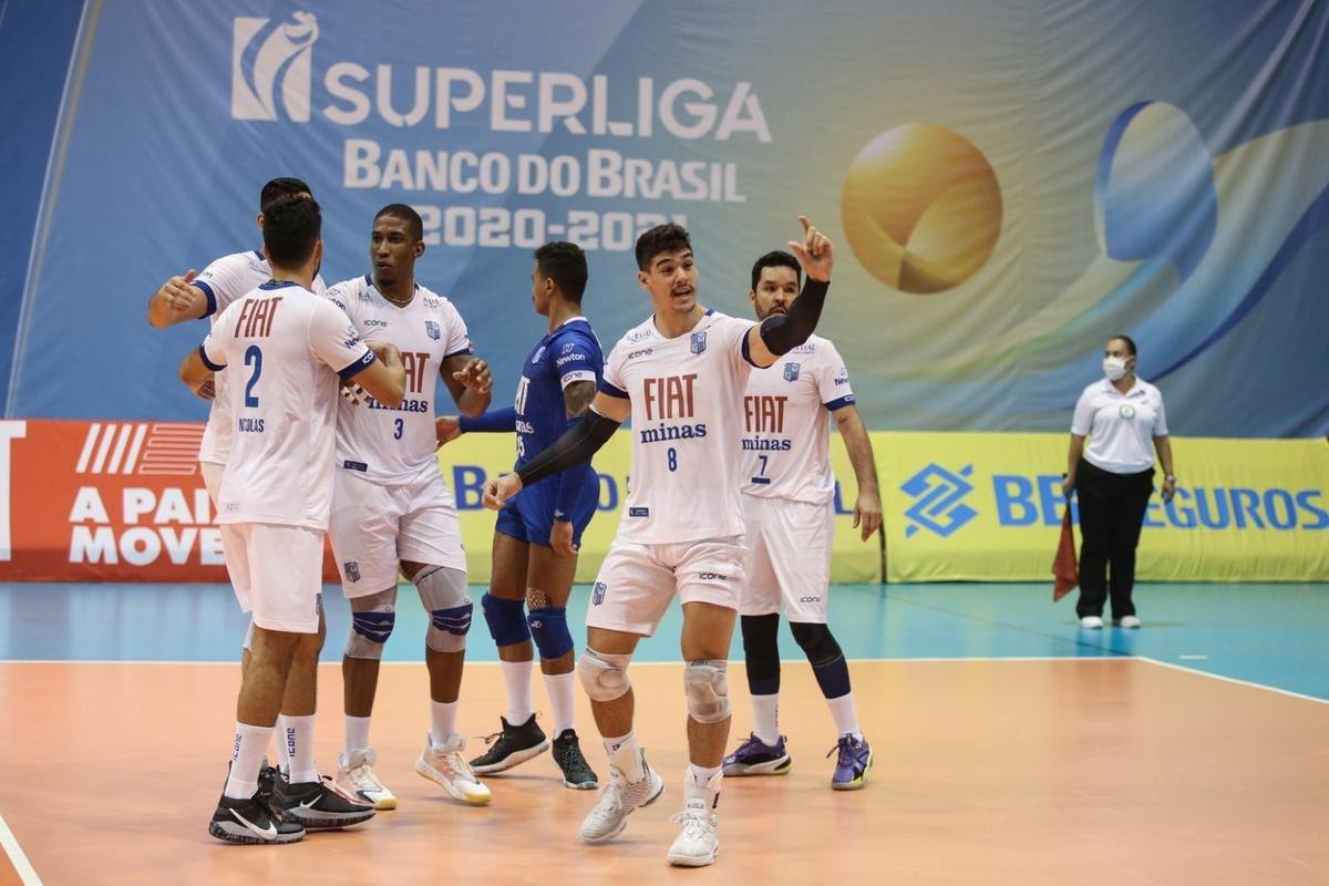 Taubat venceu o Minas por 3 a 2 no primeiro jogo da final da Superliga Masculina
