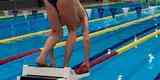 Nadadores britnicos treinam na piscina coberta do Centro de Treinamento da UFMG
