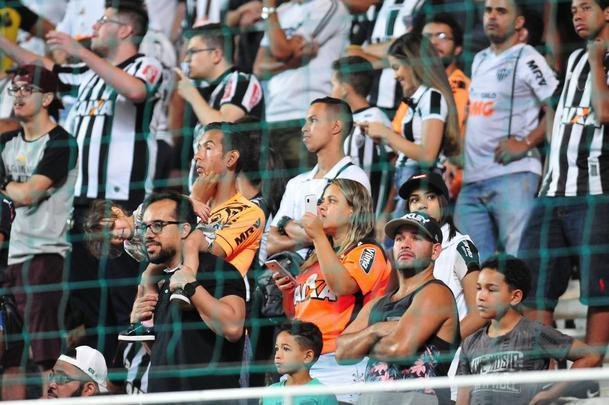 Fotos do jogo entre Atltico e Grmio