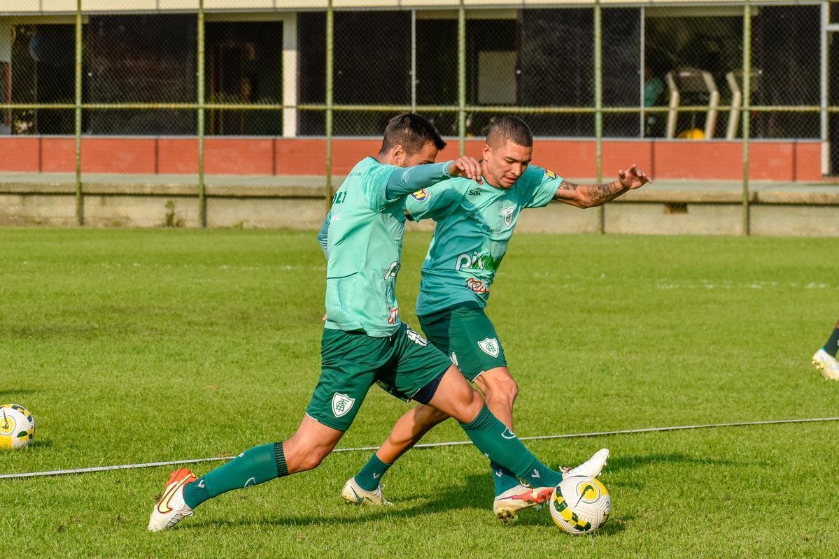 Amrica segue em preparao para enfrentar o Corinthians