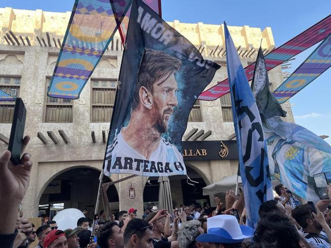 Festa Argentina no Souq Waqif, mercado de Doha