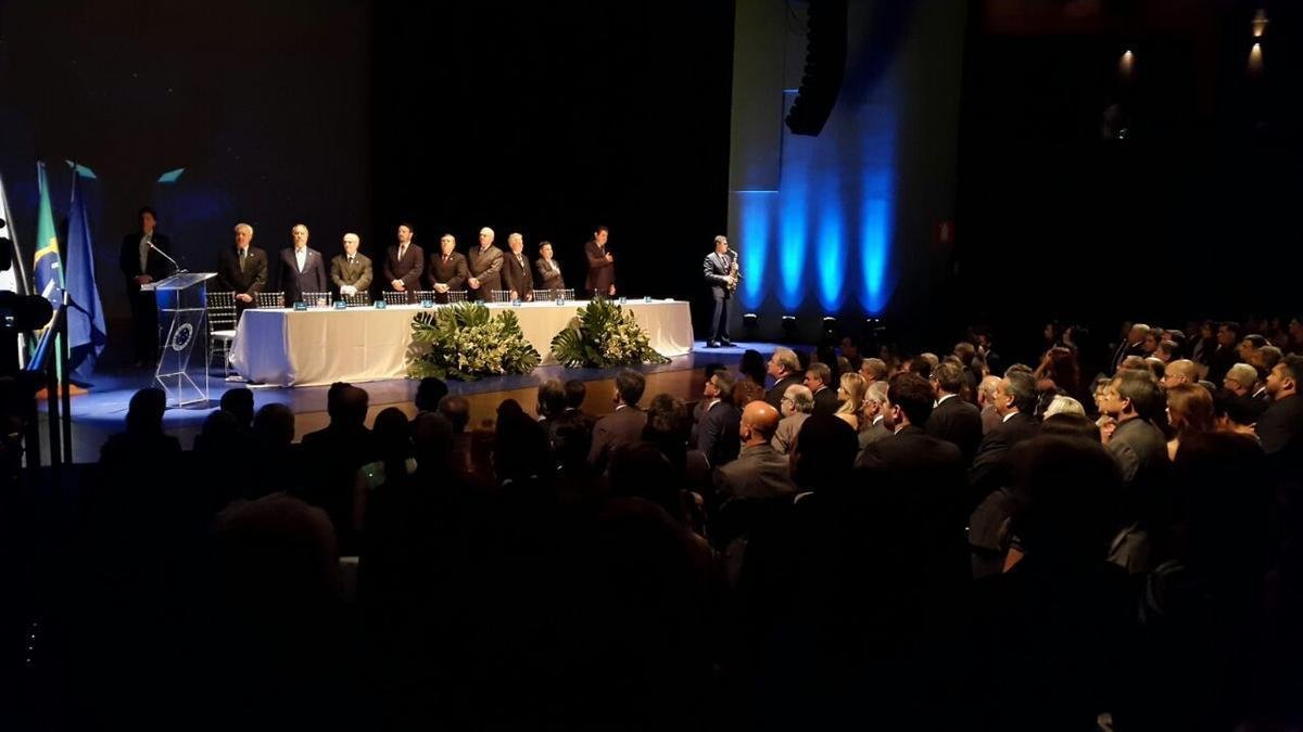 Posse do novo presidente do Cruzeiro, Wagner Pires de S, no Cine Teatro Brasil, em Belo Horizonte