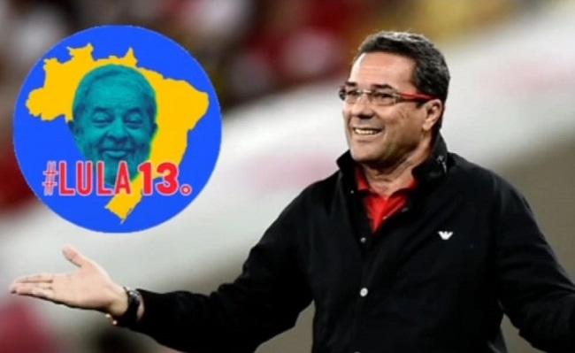 Luxemburgo se mostrou a favor de Lula desde o comeo da disputa das eleies