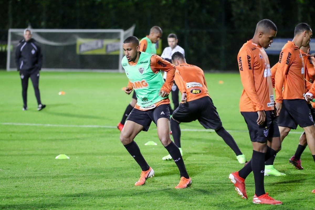 Atltico treinou na noite desta segunda-feira, vspera de jogo contra La Equidad-COL