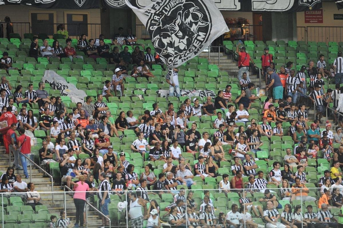 Fotos do jogo entre Atltico e Grmio