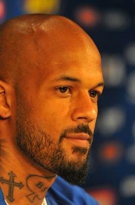 Fotos da apresentao do volante Bruno Silva no Cruzeiro (Ramon Lisboa/EM D.A Press)