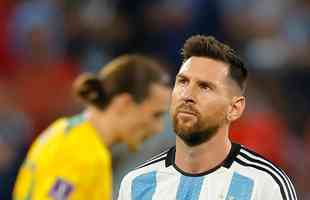 Argentina e Austrlia se enfrentaram pelas oitavas de final da Copa do Mundo