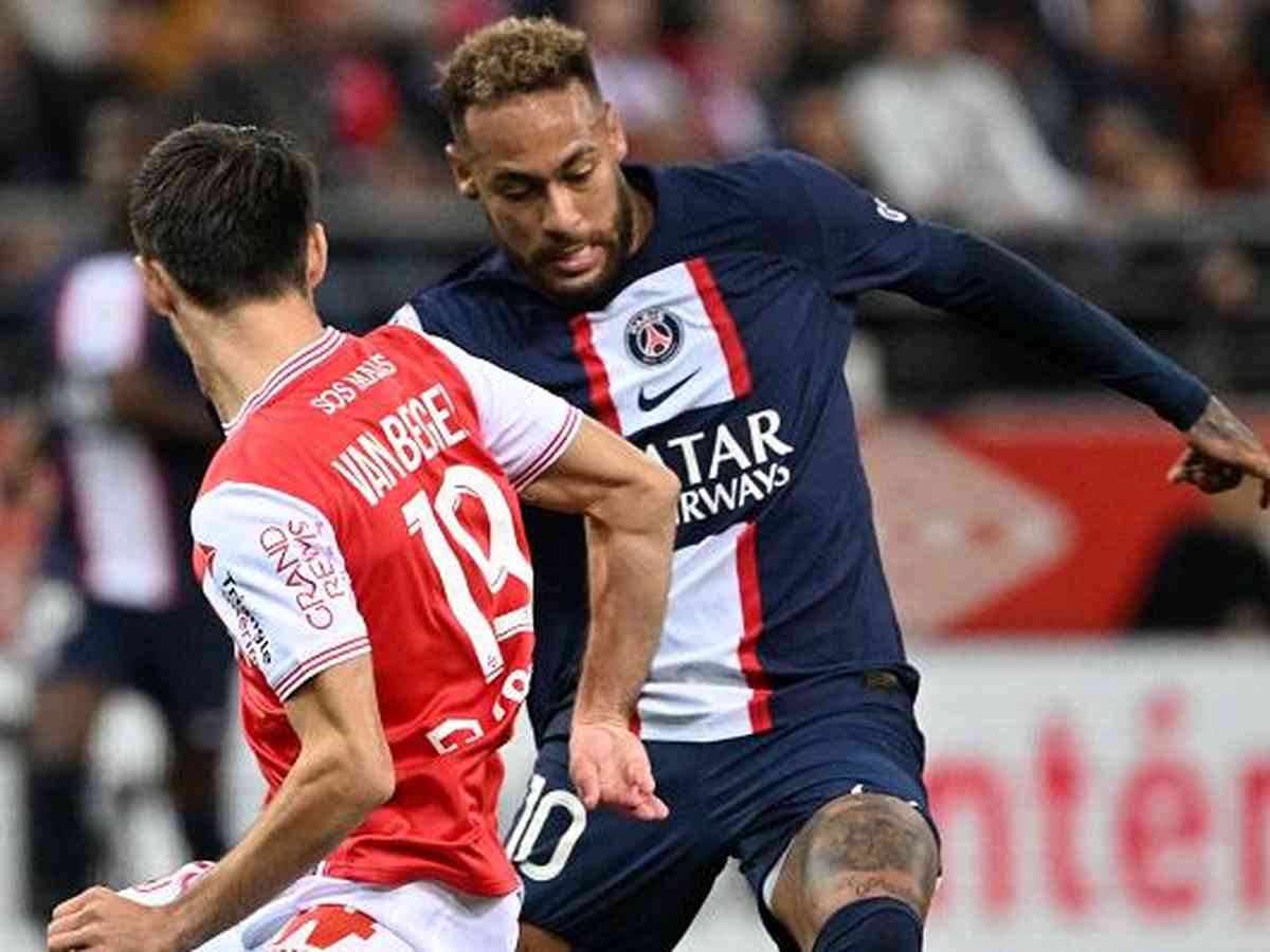 Neymar marca e PSG sai na frente, mas leva empate do Reims no fim