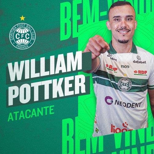 Coritiba anunciou o atacante William Pottker