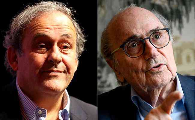 Michel Platini e Joseph Blatter foram indiciados pelo Ministrio Pblico da Sua por fraude 