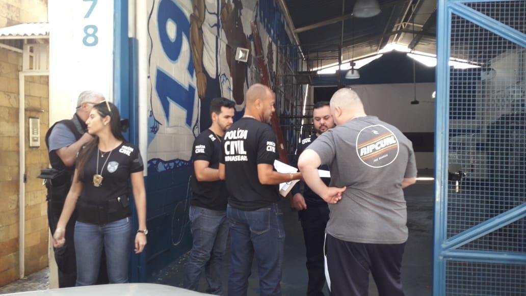 Cruzeiro  alvo de operao da Polcia Civil