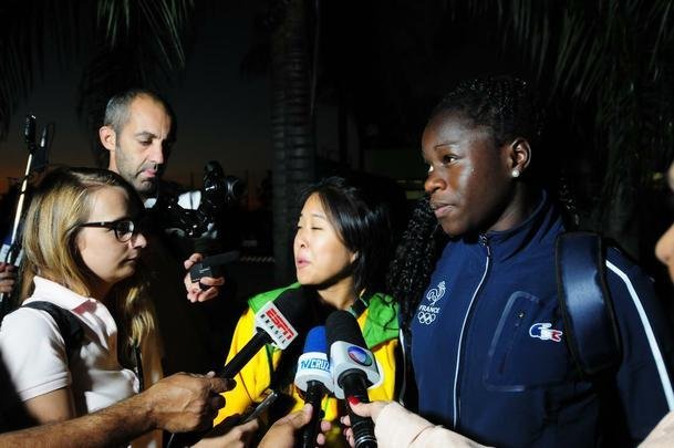Imagens do treinamento da Seleo Francesa na Toca da Raposa II, em Belo Horizonte