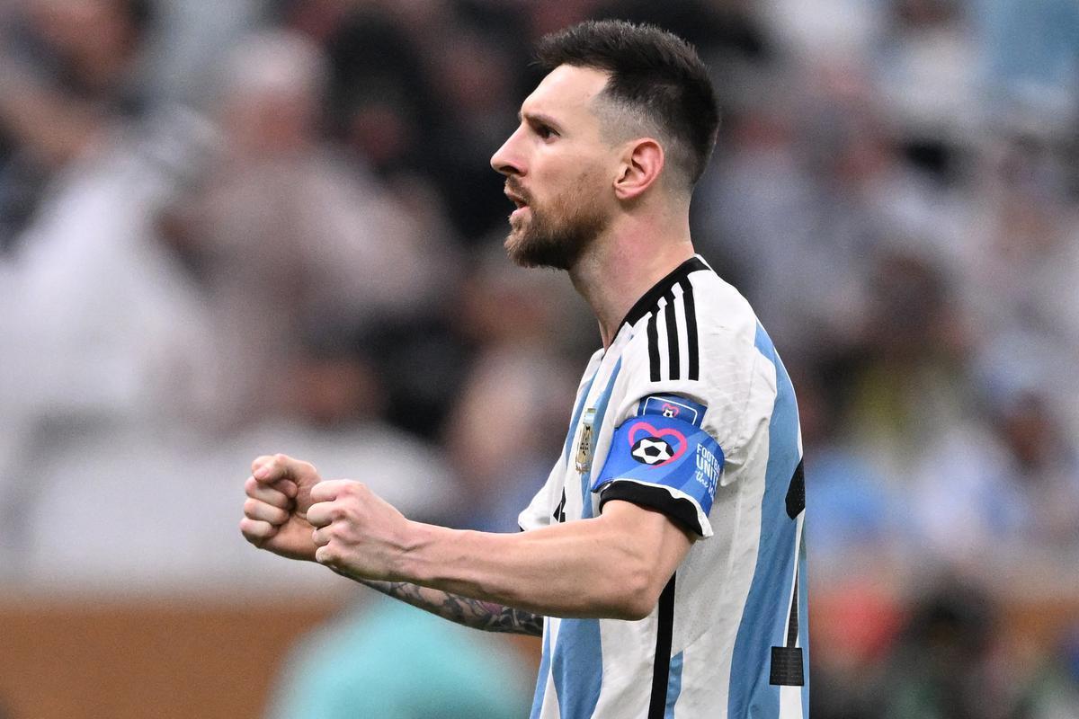 Argentina venceu a Frana por 4 a 2 nos pnaltis, depois de empate por 3 a 3, e finalmente soltou o grito de tricampe do mundo