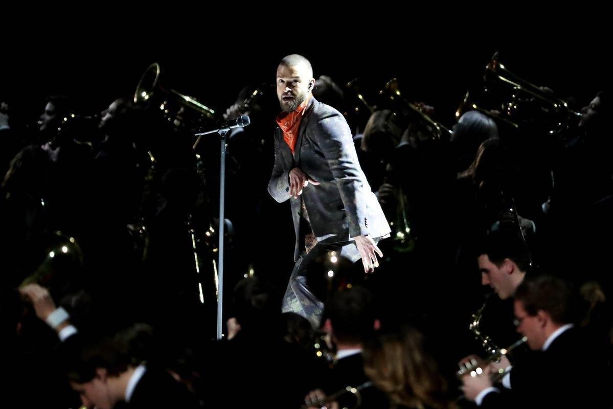 Show do intervalo do Super Bowl LII, em Minneapolis, teve apresentao de Justin Timberlake