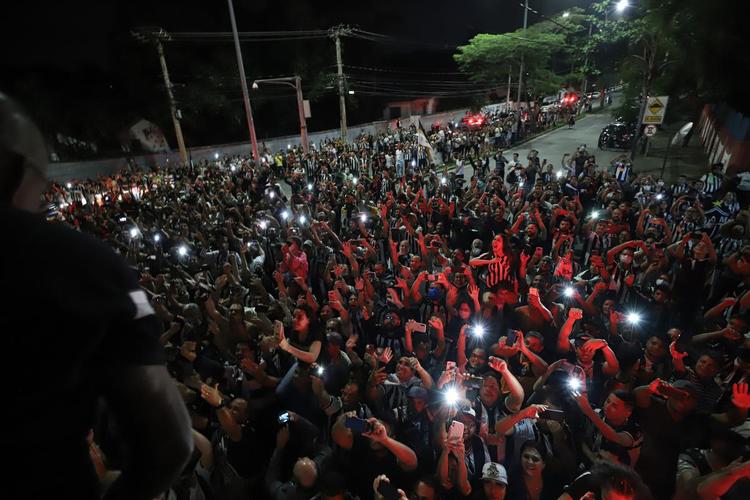 Bastidores da festa do Atlético em comemoração ao título brasileiro
