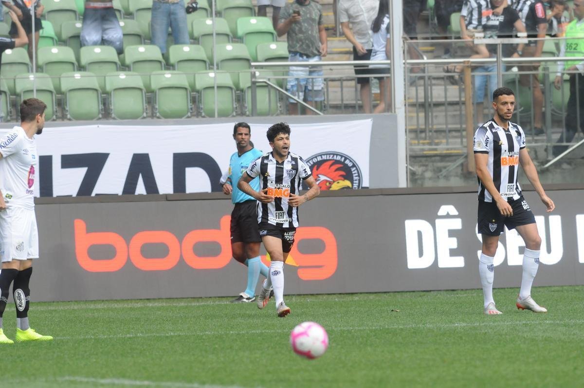 Atltico bateu o Santos na estreia de Vagner Mancini em Belo Horizonte