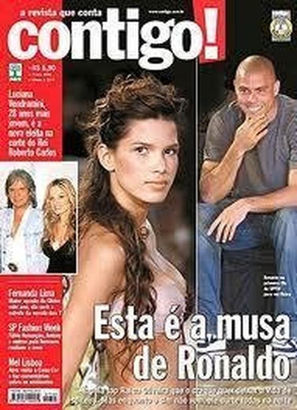 Ronaldo e Raica tiveram um namoro de um ano. Os boatos de traio afastaram os dois.