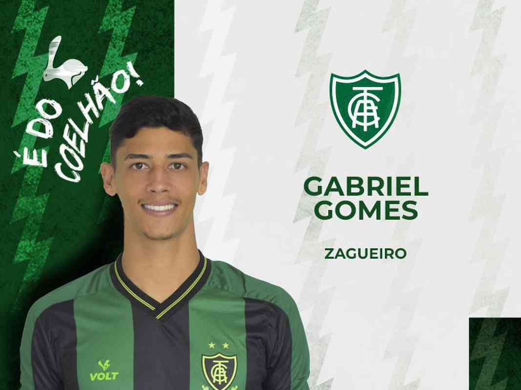 O zagueiro Gabriel Gomes, de 22 anos, chegou ao Amrica emprestado pelo Inter de Minas. 