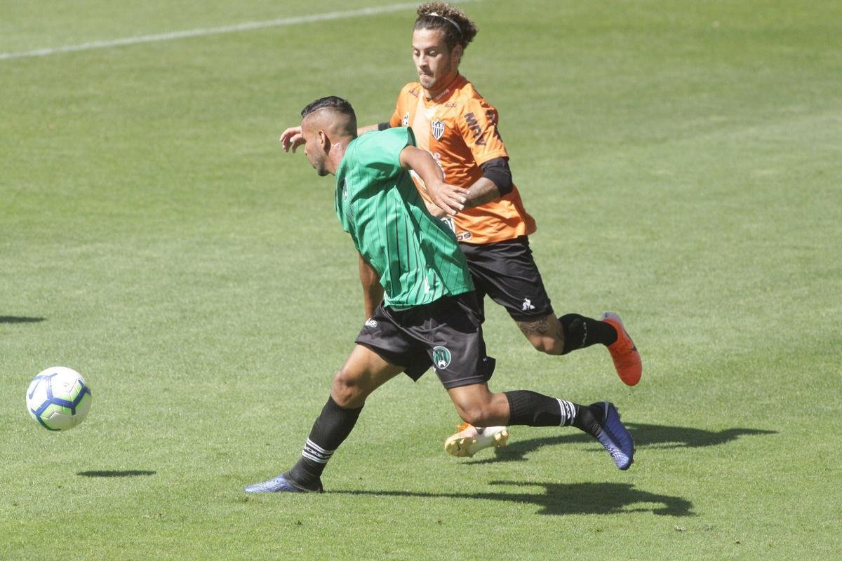 Fotos do jogo treino entre Atltico e Inter de Minas